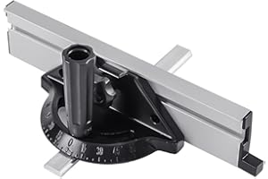 Miter Gauge Fence System, Table Saw Fence Woodworking Tools Push Block with Angle Plate Ruler DIY Accessories for Table Saw B