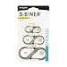 Nite Ize LSBC-11-R6 S-Biner Carabiner, Assorted, Stainless primary