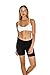 In Touch Women's Everyday Cotton Shorts Underwear, Black - Large
