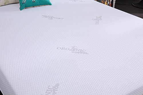 Oliver Smith - Natural Organic - Cooling Gel Ventilated Medium Firm Memory Sleep 12-Inch Memory Foam Luxury Mattress GreenFoam Certified - Queen - Thumbnail 5