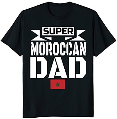 Mens Storecastle: Super Moroccan Dad Father's Day Gift T-Shirt