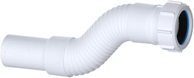 PlumbEZ 1 1/4"-32mm Flexible Waste Connector Anti-Slip Ring Compression Spigot