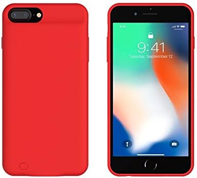 iPhone 6 Battery Case,2850mAh Slim Protective Backup Battery Cover,Extended Portable Fast Charging Case,Cover for Apple iPhone 6 4.7 inches(red)