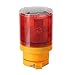 LEDHOLYT 0.3w Solar Powered Emergency Strobe Warning Light Wireless Flashing Barricade Safety Road Construction Traffic Flicker Beacon Lamp Red Color