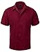 Guytalk Men's Cuban Guayabera Button-down Short Sleeve Shirt