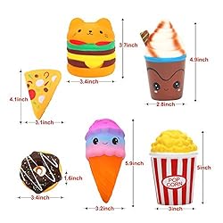 6pcs Slow Rising squishies Squishy Toys Jumbo