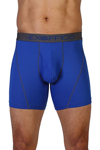 ExOfficio Men's Give-N-Go Sport 6" Boxer Brief Royal 2XL