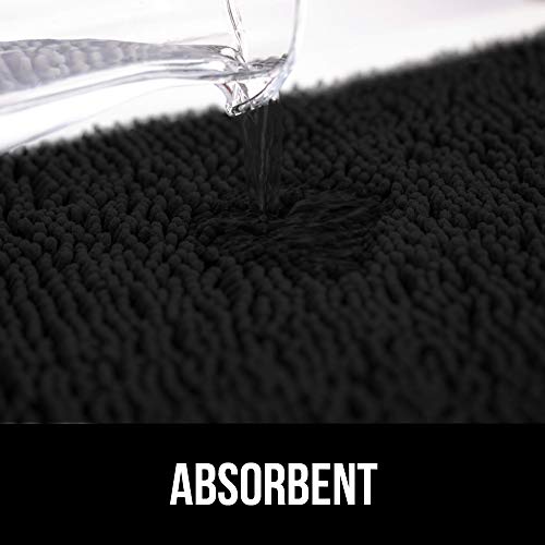 Gorilla Grip Soak Stopper Absorbent Indoor Chenille Doormat, Muddy Dog