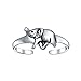 Personalize Midi Mid Finger Trunk UP Lucky Elephant Toe Ring For Women Teen Polished .925 Silver Sterling Adjustable Customizable