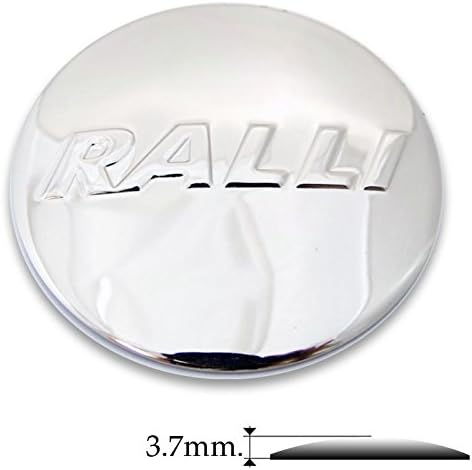 X4 55mm. RALLI DECAL STICKER ALUMINUM EMBLEM LOGO