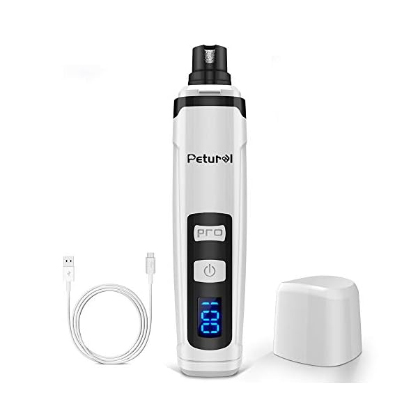Petural-Pet-Dog-Nail-Grinders-Upgraded-LCD-Electric-Cat-Nail-Clippers-Rechargeable-Pet-Nail-Trimmer-Low-Noise-Painless-Smoothing-Dog-Nail-Clippers-for-Small-Medium-Large-Dogs-Cats Petural Pet Dog Nail Grinders, Upgraded LCD Electric Cat Nail Clippers Rechargeable Pet Nail Trimmer Low Noise Painless…