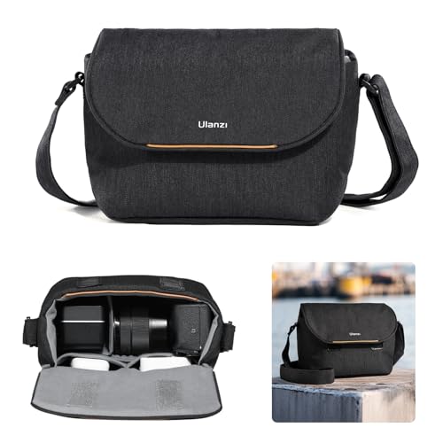 Ulanzi Camera Bag, Slr/Dslr Case Professional, Crossbody Photography Small Bag Fashion, Shoulder For Women And Men Compatible Sony Canon Nikon Mirrorless Waterproof Lightweight