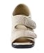 Silvert's Womens Comfortable Indoor/Outdoor Sandals with Adjustable Fastener Straps - Natural 8