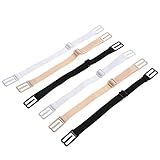 Tinksky 3 Pair Bra Strap Clips Elastic Non-slip Strap Holder