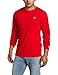 Champion Men's Jersey Long Sleeve T-Shirt, Crimson, X-Large