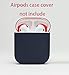 DamonLight (Fit in The case) Airpods Earpods Covers Anti-Slip Silicone Soft Sport Covers Accessories for AirPods Earbud AirPods Ear Tips 2 Pairs (Spicy Red)