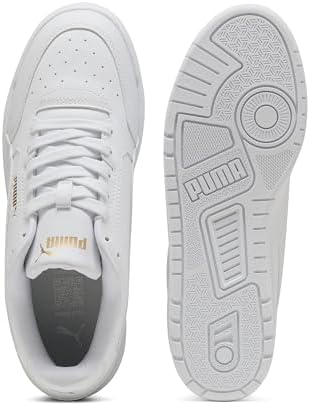 Baskets Shuffle Downtown Unisexes, Puma White PUMA White PUMA Gold, 43 EU