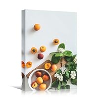 Canvas Wall Art Fruits Farmhouse/Country Food Fun Kitchen Multicolor Photography Spices - 12x18 inches