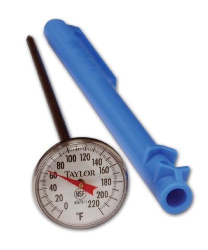 Taylor Precision Products Food Service #1 Grade Thermometer (1-Inch Dial)