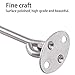 2 Pack Hook and Eye Latch,4” Privacy Eye Hooks/Door Latch Lock,Stainless Steel Door Locks with Mounting Screws for Easy Safety Indoor & Outdoor