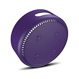 AWINNER Silicone Case for Amazon Echo Dot 2nd (Purple)