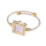 BestDealUSA Fashion Square Rhinestone Girl Lady Women Wrist Bracelet Watch