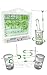 Lime Green Strawz Connectable Build Your Own Straws Construction Kit - Fun Modular Interlocking Educational Toys