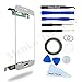 MMOBIEL Front Glass Repair Kit Compatible with Samsung Galaxy S7-5.1 inch 2016 - Lens Screen Replacement Repair Kit - Incl. Toolkit - Silver