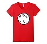 Halloween Tshirt - Thing 5 Costume - Female Medium - Red