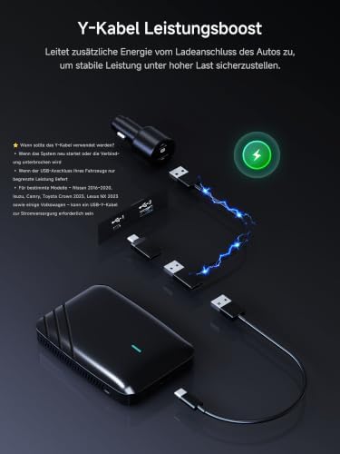 Carplay Wireless Adapter, AI Box Android Auto für YouTube/Netflix, 4+32GB — Foto 6 von 8
