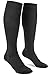 Lightweight Long Athletic Black Socks - Moisture Control, Comfort and Pain Relief, Fits Sizes S/M/L for Men & Women, Sport Premium Cotton 3 Colors, Knee High Stockings. Best for Travel, Work, Running
