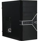 ROSEWILL Micro ATX Mini Tower Computer Case, Steel and plastic computer case with 1x 120mm front fan and 1x 80mm rear fan, Top I/O ports: 1x USB3.0, 2x USB 2.0 and Audio ports (FBM-05)