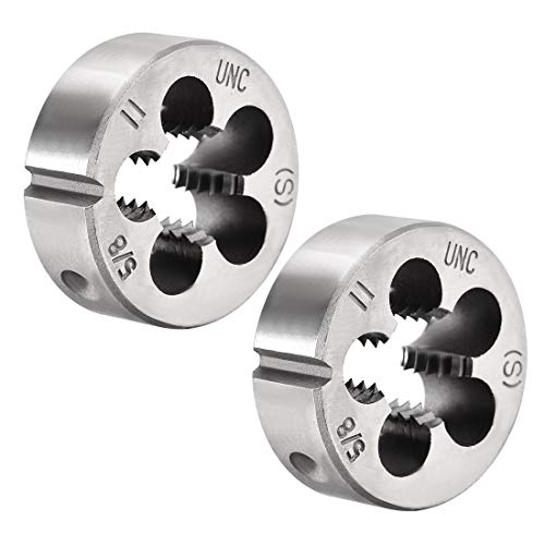 uxcell 5/8"-11 UNC Round Die, Machine Thread Right
