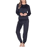 Honeydew Womens Super Soft Velour Lounge Set Navy