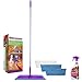 Rejuvenate Microfiber Cleaning Mop Kit, Includes Extendable Handle Mop, All Floors Cleaner and 2 Reusable Microfiber Cleaning Pads