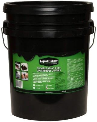 Liquid Rubber 5 Gallon - 22602 Flexible Heavy-Duty Coating Waterproof Sealant - 5 Gallon