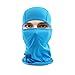 Balaclava Face Mask Adjustable Windproof UV Protection Hood (US, Alpha, One Size, Light Blue)