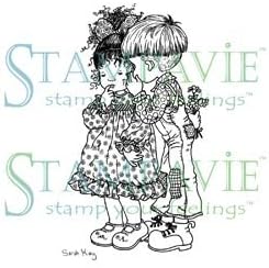 Stampavie Sarah Kay Clear Stmap 3-1/2"-Can I Tell You A Secret 3-1/2"