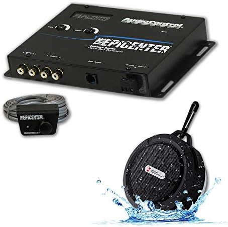 AudioControl The Epicenter Car Audio Digital Bass Restoration Processor Equalizer Black with DiscountCentralOnline WB12 Bluetooth Speakers