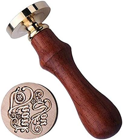 Wax Seal Stamp Vintage Retro Classical Metal Wax Seal by HIMM for Embellishment of Cards Envelopes, Invitations,Wine Packages, Gift Idea(Best Fancy Greetings) (Thankyou)