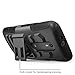 Moto G 3rd Generation Case, i-Blason Prime Series Dual Layer Holster for Moto G 3 Gen 2015 Release with Kickstand and Locking Belt Swivel Clip (Black)