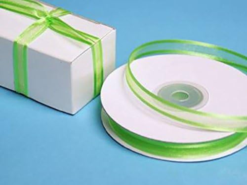 3/8" x 25 yards Satin Edge ORGANZA RIBBON for Wedding Invitations Crafts