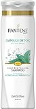 Pantene Pro-V Shampoo & Conditioner Set, Damage Detox with Mosa Mint Oil, 12 Ounce Each