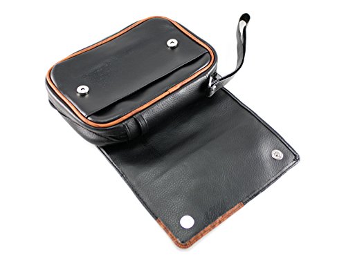 Skyway Remington Leather 4 Pipe Tobacco Pouch Case with Carry Strap - Thumbnail 5