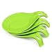 Valiry - Kitchen Heat Resistant Non-Toxic Flexible Silicone Spoon Rest Pack of 4 - Green