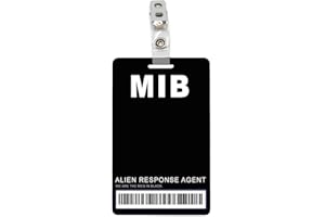 FIGHERO MIB Men in Black ID Badge PVC Cosplay