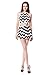 Moxeay® Chic Halter Straps Stripes Crossed Back Playsuit