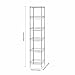 SINGAYE Shelf 6 Tier Shelves Wire Shelving Unit with Wheels Basket Storage Rack Corner Adjustable Closet Bathroom Organizers Metal Pantry Kitchen Garage Laundry Room 13.5