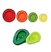 Reusable Silicone Food Savers and Food Storage Set of 6 Fruits and Vegetables Including 2 Sizes Avocado Savers By Mixtra