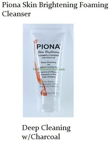 Piona Skin Brightening Foaming Deep Cleaning Cleanser with Charcoal by Piona